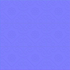 Textures   -   ARCHITECTURE   -   TILES INTERIOR   -   Ornate tiles   -   Geometric patterns  - Geometric patterns tile texture seamless 21241 - Normal