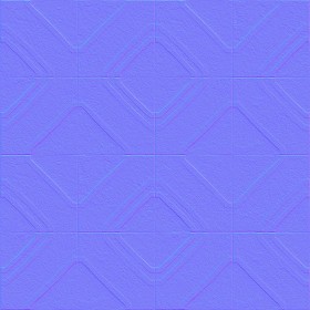 Textures   -   ARCHITECTURE   -   TILES INTERIOR   -   Ornate tiles   -   Geometric patterns  - Ceramic geometric tiles PBR texture seamless 21924 - Normal