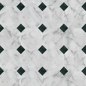 Textures   -   ARCHITECTURE   -   TILES INTERIOR   -   Marble tiles   -   White  - Carrara marble floor tile texture seamless 14820 (seamless)