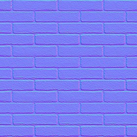 Textures   -   ARCHITECTURE   -   BRICKS   -   Facing Bricks   -   Smooth  - Facing smooth bricks texture seamless 00268 - Normal