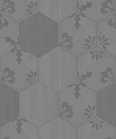 Textures   -   ARCHITECTURE   -   TILES INTERIOR   -   Hexagonal mixed  - Hexagonal tile texture seamless 17118 - Displacement
