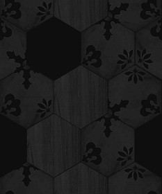 Textures   -   ARCHITECTURE   -   TILES INTERIOR   -   Hexagonal mixed  - Hexagonal tile texture seamless 17118 - Specular