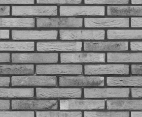 Textures   -   ARCHITECTURE   -   BRICKS   -   Facing Bricks   -   Rustic  - Rustic bricks texture seamless 00192 - Displacement