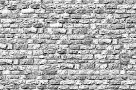 Textures   -   ARCHITECTURE   -   STONES WALLS   -   Stone blocks  - Wall stone with regular blocks texture seamless 08311 - Bump