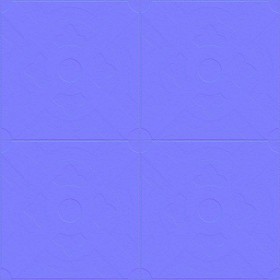 Textures   -   ARCHITECTURE   -   TILES INTERIOR   -   Ornate tiles   -   Geometric patterns  - Ceramic geometric tiles PBR texture seamless 21931 - Normal