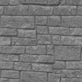Textures   -   ARCHITECTURE   -   STONES WALLS   -   Stone walls  - Old wall stone texture seamless 08579 - Displacement