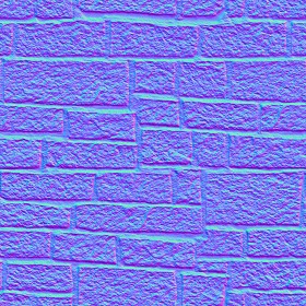 Textures   -   ARCHITECTURE   -   STONES WALLS   -   Stone walls  - Old wall stone texture seamless 08579 - Normal