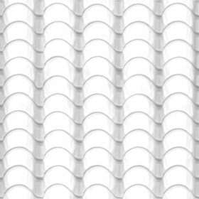 Textures   -   ARCHITECTURE   -   ROOFINGS   -   Clay roofs  - Clay roof texture seamless 19571 - Ambient occlusion