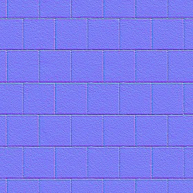 Textures   -   ARCHITECTURE   -   PAVING OUTDOOR   -   Concrete   -   Blocks regular  - Concrete tile paving PBR texture seamless 21986 - Normal