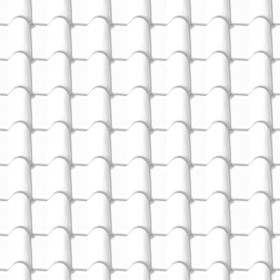 Textures   -   ARCHITECTURE   -   ROOFINGS   -   Clay roofs  - Clay roof texture seamless 19574 - Ambient occlusion