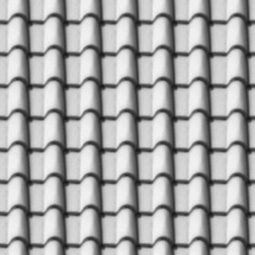 Textures   -   ARCHITECTURE   -   ROOFINGS   -   Clay roofs  - Clay roof texture seamless 19574 - Displacement