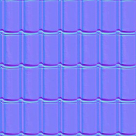Textures   -   ARCHITECTURE   -   ROOFINGS   -   Clay roofs  - Clay roof texture seamless 19577 - Normal