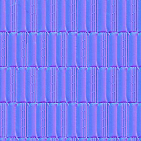 Textures   -   ARCHITECTURE   -   ROOFINGS   -   Clay roofs  - Clay roofing Marseille texture seamless 03341 - Normal
