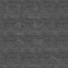 Textures   -   ARCHITECTURE   -   CONCRETE   -   Plates   -   Dirty  - Concrete dirt plates wall texture seamless 01740 - Displacement