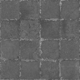 Textures   -   ARCHITECTURE   -   PAVING OUTDOOR   -   Concrete   -   Blocks damaged  - Concrete paving outdoor damaged texture seamless 05481 - Displacement