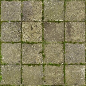 Textures   -   ARCHITECTURE   -   PAVING OUTDOOR   -   Concrete   -  Blocks damaged - Concrete paving outdoor damaged texture seamless 05481