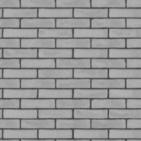 Textures   -   ARCHITECTURE   -   BRICKS   -   Facing Bricks   -   Smooth  - Facing smooth bricks texture seamless 00251 - Displacement