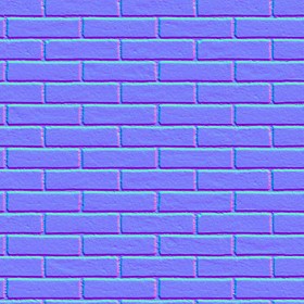 Textures   -   ARCHITECTURE   -   BRICKS   -   Facing Bricks   -   Smooth  - Facing smooth bricks texture seamless 00251 - Normal