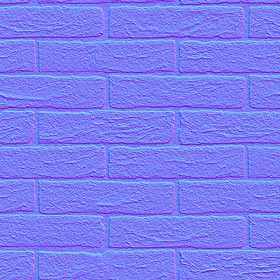 Textures   -   ARCHITECTURE   -   BRICKS   -   Facing Bricks   -   Rustic  - Rustic bricks texture seamless 00175 - Normal