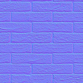 Textures   -   ARCHITECTURE   -   BRICKS   -   Facing Bricks   -   Rustic  - Rustic bricks texture seamless 00175 - Normal