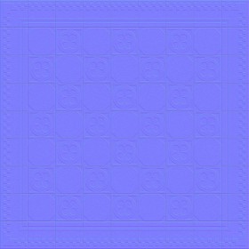 Textures   -   ARCHITECTURE   -   TILES INTERIOR   -   Cement - Encaustic   -   Cement  - Cement concrete tile texture seamless 13335 - Normal