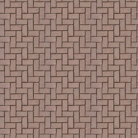 Textures   -   ARCHITECTURE   -   PAVING OUTDOOR   -   Concrete   -   Herringbone  - Concrete paving herringbone outdoor texture seamless 05809 (seamless)