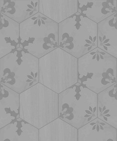 Textures   -   ARCHITECTURE   -   TILES INTERIOR   -   Hexagonal mixed  - Hexagonal tile texture seamless 17119 - Displacement