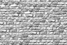 Textures   -   ARCHITECTURE   -   STONES WALLS   -   Stone blocks  - Wall stone with regular blocks texture seamless 08312 - Bump