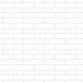 Textures   -   ARCHITECTURE   -   BRICKS   -   White Bricks  - White bricks texture seamless 00509 - Ambient occlusion