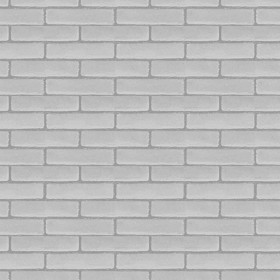 Textures   -   ARCHITECTURE   -   BRICKS   -   White Bricks  - White bricks texture seamless 00509 - Displacement