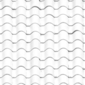 Textures   -   ARCHITECTURE   -   ROOFINGS   -   Clay roofs  - Clay roof texture seamless 19583 - Ambient occlusion