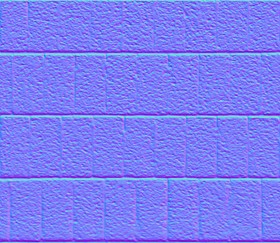 Textures   -   ARCHITECTURE   -   BRICKS   -   Facing Bricks   -   Rustic  - Wall cladding rustic bricks texture seamless 19367 - Normal