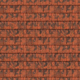 Textures   -   ARCHITECTURE   -   ROOFINGS   -  Clay roofs - Clay roofing Gauloise texture seamless 03360