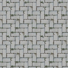 Textures   -   ARCHITECTURE   -   PAVING OUTDOOR   -   Concrete   -  Herringbone - Concrete paving herringbone outdoor texture seamless 05810