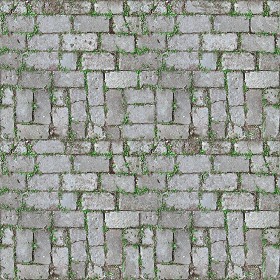 Textures   -   ARCHITECTURE   -   PAVING OUTDOOR   -   Concrete   -  Blocks damaged - Concrete paving outdoor damaged texture seamless 05500