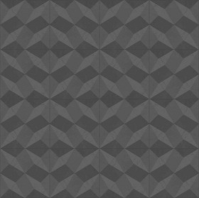 Textures   -   ARCHITECTURE   -   TILES INTERIOR   -   Marble tiles   -   White  - Illusion black white marble floor tile texture seamless 14822 - Specular