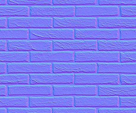 Textures   -   ARCHITECTURE   -   BRICKS   -   Facing Bricks   -   Rustic  - Rustic bricks texture seamless 00194 - Normal