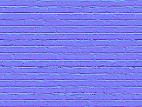 Textures   -   ARCHITECTURE   -   BRICKS   -   White Bricks  - White bricks texture seamless 00510 - Normal