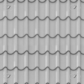 Textures   -   ARCHITECTURE   -   ROOFINGS   -   Clay roofs  - Clay roof texture seamless 19588 - Displacement
