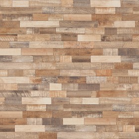 Textures   -   ARCHITECTURE   -   WOOD FLOORS   -  Parquet medium - recycled wood floor PBR texture seamless 22019