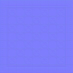 Textures   -   ARCHITECTURE   -   TILES INTERIOR   -   Cement - Encaustic   -   Cement  - Cement concrete tile texture seamless 13337 - Normal