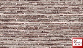 Textures   -   ARCHITECTURE   -   WALLS TILE OUTSIDE  - Clay bricks wall cladding PBR texture seamless 21722