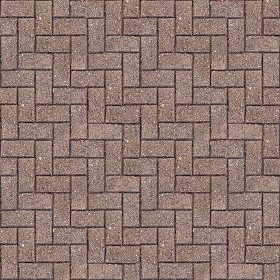 Textures   -   ARCHITECTURE   -   PAVING OUTDOOR   -   Concrete   -  Herringbone - Concrete paving herringbone outdoor texture seamless 05811