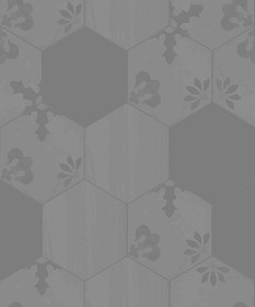 Textures   -   ARCHITECTURE   -   TILES INTERIOR   -   Hexagonal mixed  - Hexagonal tile texture seamless 17121 - Displacement