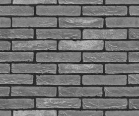 Textures   -   ARCHITECTURE   -   BRICKS   -   Facing Bricks   -   Rustic  - Rustic bricks texture seamless 00195 - Displacement