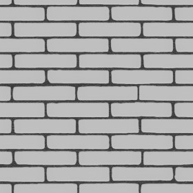 Textures   -   ARCHITECTURE   -   BRICKS   -   Colored Bricks   -   Smooth  - Texture colored bricks smooth seamless 00073 - Displacement