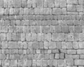 Textures   -   ARCHITECTURE   -   STONES WALLS   -   Stone blocks  - Wall stone with regular blocks texture seamless 08314 - Displacement