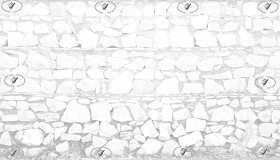 Textures   -   ARCHITECTURE   -   STONES WALLS   -   Stone walls  - Old wall stone texture horizontal seamless 20498 - Ambient occlusion