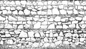 Textures   -   ARCHITECTURE   -   STONES WALLS   -   Stone walls  - Old wall stone texture horizontal seamless 20498 - Bump