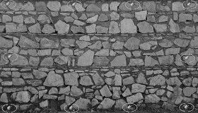 Textures   -   ARCHITECTURE   -   STONES WALLS   -   Stone walls  - Old wall stone texture horizontal seamless 20498 - Displacement